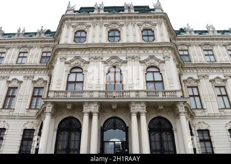 Österreichische Galerie Belvedere, ÖOberes Belvedere in Wien, Österreich, Europa - Österreichische Galerie Belvedere, Oberes Belvedere in Wien, Österreich, EUR Stockfoto