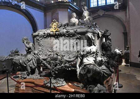 Die Kapuzinergruft Kaisergruft, Wien, Österreich, Europa - die Kapuzinergruft in Wien, Österreich, Europa Stockfoto