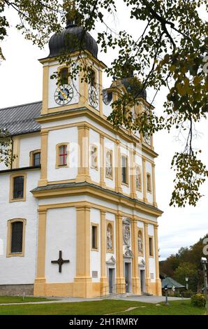 Wallfahrtskirche Maria Plain in Salzburg, Österreich, Europa - Wallfahrtskirche Maria Plain in Salzburg, Österreich, Europa Stockfoto