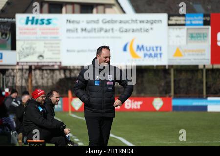 Holger Bachthaler (SSV Ulm 1846) beim Spiel der Fussball-RL SW 20-21: 28. Sptg: Bahlinger SC - SSV Ulm Stockfoto