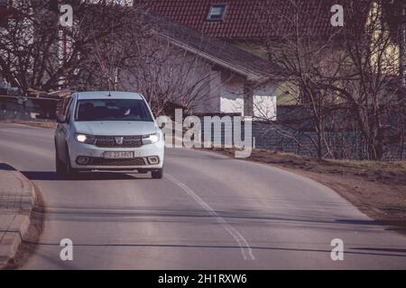 Iasi - Rumänien - 13. März 2021: Auto auf den Steets Stockfoto