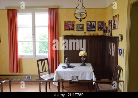 Das Münter-Haus in Murnau am Staffelsee war von 1909 bis 1914 (mit Wassily Kandinsky) und ab 1931 (mit Johannes Eichner) bis zu ihrer Tochter das Zuhause Stockfoto