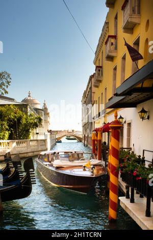 Venedig, Venetien, Italien nach 2020 Sperrung im Sommer. Hochwertige Fotos Stockfoto