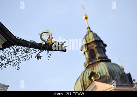 Das Stift Sankt Florian in Oberösterreich, Österreich - das Kloster Sankt Florian in Oberösterreich, Österreich Stockfoto