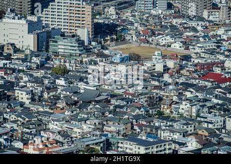 Skyline von Tokio vom Observatorium Sunshine aus gesehen 60. Aufnahmeort: Metropolregion Tokio Stockfoto