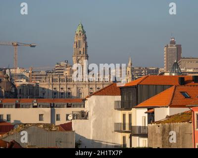 Rathaus Von Porto – Städtischer Flughafen Camara Stockfoto