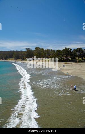 William Randolph Hearst Memorial Beach, San Simeon, Central Coast, Kalifornien, USA Stockfoto