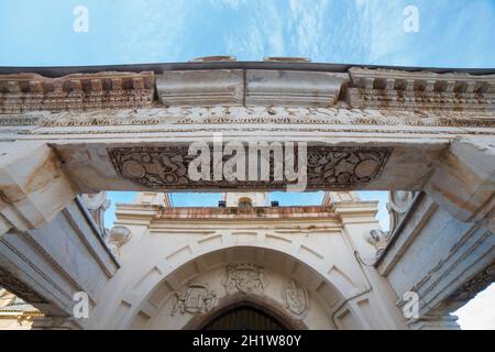 Kapelle der Basilika Santa Eulalia in Merida. Ein Schaufenster der Stadt zwanzig Jahrhunderte der Geschichte, Extremadura, Spanien Stockfoto