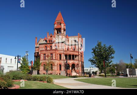 Hopkins County Courthouse in Sulphur Springs, Texas Stockfoto