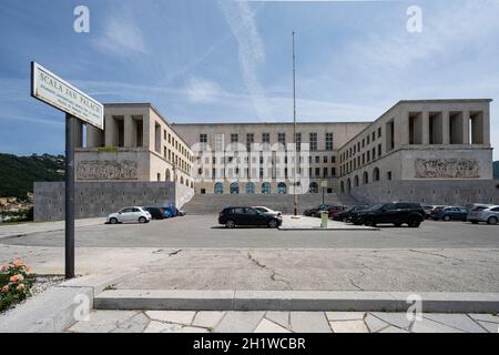 Triest, Italien. 13. Juni 2021. Panoramablick auf das Gebäude, das die Universität von Triest beherbergt Stockfoto