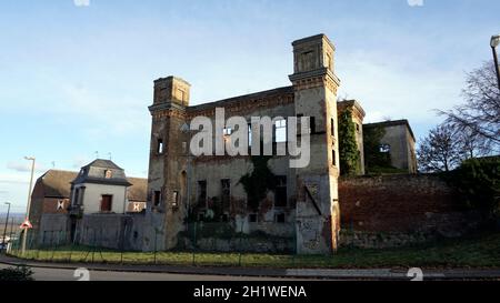 Burgruine Hemmerich, Bornheim, Nordrhein-Westfalen, Deutschland Stockfoto