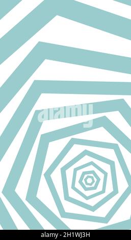 Psychedelische geometrische Formen in verschiedenen Farben Stockfoto