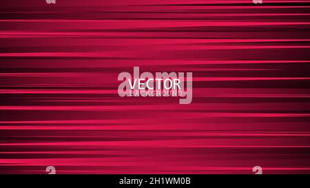 Abstrakter roter Hintergrund. Horizontale Linien und Streifen Stock Vektor