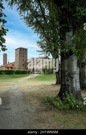 Mantua, Italien. 13. Juli 2021. Der Marani Park im Stadtzentrum Stockfoto