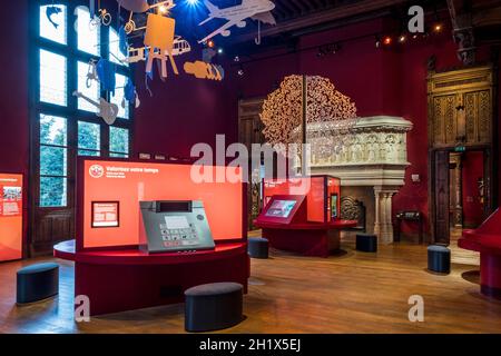 FRANKREICH. PARIS (17. ARRONDISSEMENT). DAS GAILLARD HOTEL (NEO - RENAISSANCE) BEHERBERGT SEIT JUNI 2019 DIE STADT DER WIRTSCHAFT, DEN ALLGEMEINEN CATROUX PLATZ. TH Stockfoto