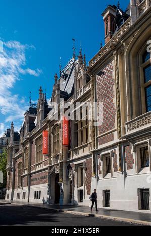 FRANKREICH. PARIS (17. ARRONDISSEMENT). DAS GAILLARD HOTEL (NEO - RENAISSANCE) BEHERBERGT SEIT JUNI 2019 DIE STADT DER WIRTSCHAFT, DEN ALLGEMEINEN CATROUX PLATZ. Z. B. Stockfoto