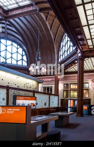 FRANKREICH. PARIS (17. ARRONDISSEMENT). DAS GAILLARD HOTEL (NEO - RENAISSANCE) BEHERBERGT SEIT JUNI 2019 DIE STADT DER WIRTSCHAFT, DEN ALLGEMEINEN CATROUX PLATZ. TH Stockfoto