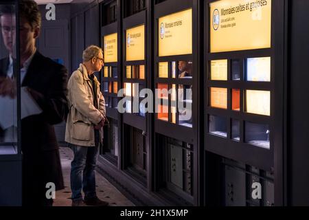 FRANKREICH. PARIS (17. ARRONDISSEMENT). DAS GAILLARD HOTEL (NEO - RENAISSANCE) BEHERBERGT SEIT JUNI 2019 DIE STADT DER WIRTSCHAFT, DEN ALLGEMEINEN CATROUX PLATZ. TH Stockfoto