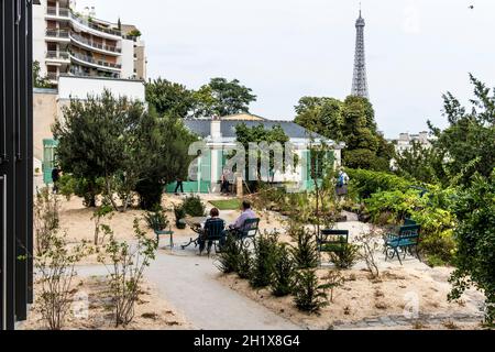 FRANKREICH. PARIS (16. ARRONDISSEMENT). BALZAC'S HAUS UND SEINEN GARTEN Stockfoto