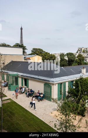 FRANKREICH. PARIS (16. ARRONDISSEMENT). BALZAC'S HAUS UND SEINEN GARTEN Stockfoto