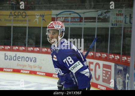 Will Weber (SERC Wild Wings) beim Eishockey: Testspiel SERC Wild Wings gegen Augsburg Panther Stockfoto