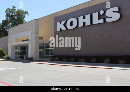 Tyler, TX - 21. April 2019: Kohl's Department Store am South Broadway in Tyler, TX Stockfoto