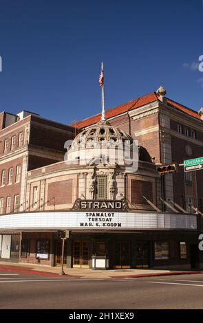 Shreveport, Louisiana: Das historische Strand Theatre befindet sich in der Innenstadt von Shreveport Stockfoto