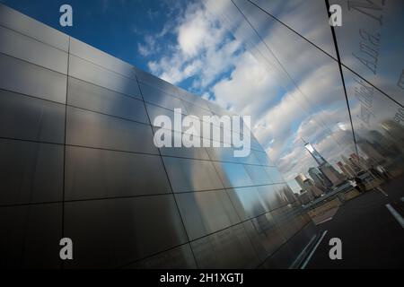 Das Empty Sky Memorial, das offizielle New Jersey Denkmal für die Opfer der Anschläge vom 11. September in den Bundesstaaten Stockfoto