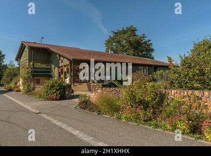 Besucherzentrum Regionalpark Rhein-Main, Flörsheim, Deutschland Stockfoto