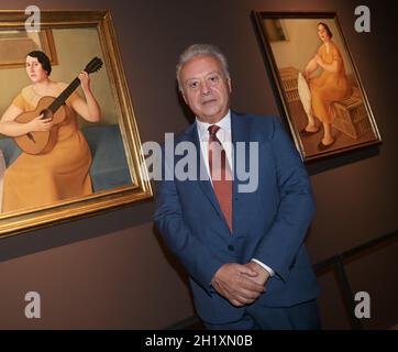 Mailand, Italien. Oktober 2021. Mailand, Italien MAGISCHER REALISMUS eine Vorschau-Ausstellung im italienischen Stil im Palazzo reale, kuratiert von Gabriella Belli und Valerio Terraroli vom 19. Oktober 2021 bis 27. Februar 2022 im Bild: Valerio Terrarol Credit: Independent Photo Agency/Alamy Live News Stockfoto