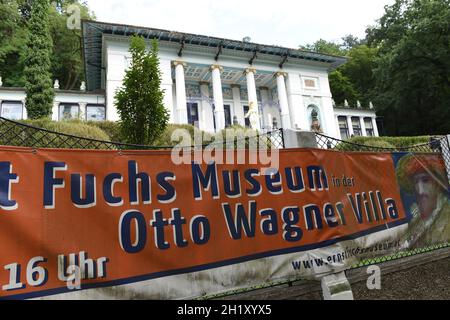 Das Ernst Fuchs Museum in der otto Wagner Villa in Hütteldorf, Wien, Österreich, Europa - das Ernst Fuchs Museum in der Otto Wagner Villa in Hütteldor Stockfoto