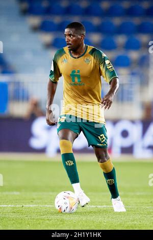 Vitoria, Spanien. Oktober 2021. William Carvalho von Real Betis während des Fußballspiels der spanischen Meisterschaft La Liga zwischen Deportivo Alaves und Real Betis Balompie am 18. Oktober 2021 in Mendizorrotza in Vitoria, Spanien - Foto: Ricardo Larreina/DPPI/LiveMedia Kredit: Unabhängige Fotoagentur/Alamy Live News Stockfoto