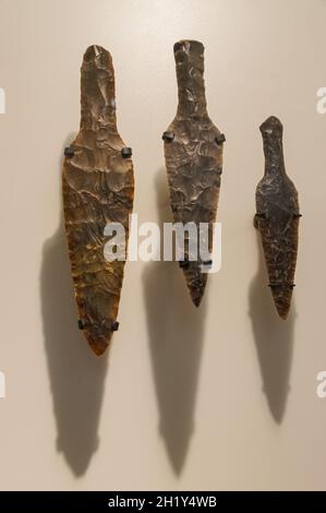 Flint Dolgers c.1700-1400 v. Chr., Dänisches Nationalmuseum in Kopenhagen, Dänemark Stockfoto