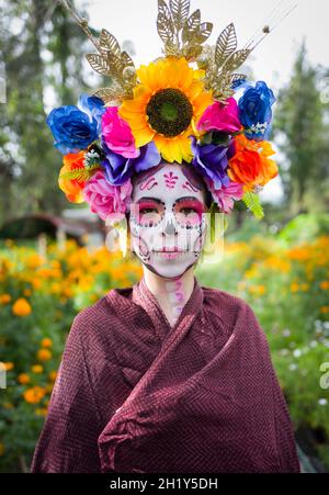 Catrina in Mexiko Stockfoto