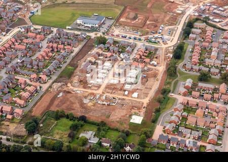 Luftaufnahme von Edwalton in Nottinghamshire England Stockfoto