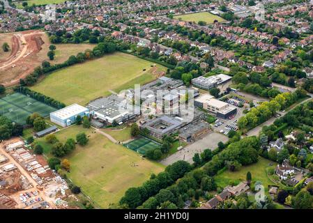 Luftaufnahme von Edwalton in Nottinghamshire England Stockfoto