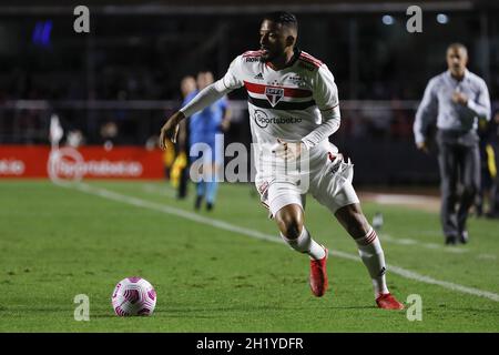 Sao Paulo, Brasilien. Oktober 2021. Reinaldo von während des Fußballspiels Campeonato Brasileiro zwischen Sao Paulo und Corinthians im Morumbi Stadium in Sao Paulo, Brasilien. Sao Paulo gewann das Spiel 1:0. Ricardo Moreira/SPP Quelle: SPP Sport Press Foto. /Alamy Live News Stockfoto