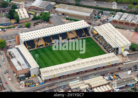 Luftbild des Notts County Football Club, Nottinghamshire England Stockfoto