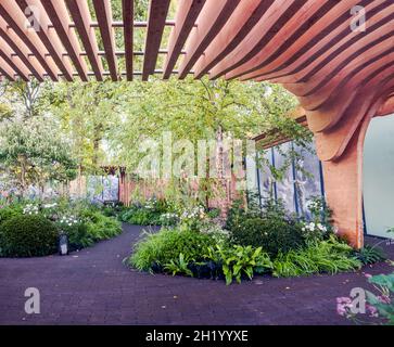 The Florence Nightingale Garden auf der Chelsea Flower Show 2021 in London, 2021. Stockfoto