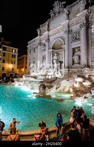 Trevi-Brunnen in Rom, Italien. Stockfoto