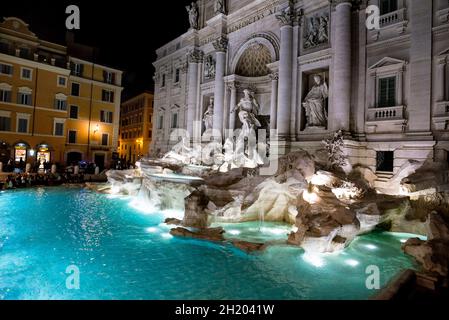 Trevi-Brunnen in Rom barockes Meisterwerk, Italien. Stockfoto