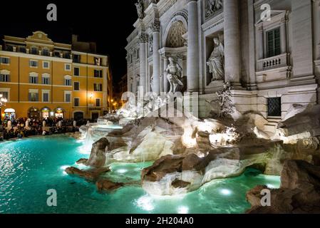 Trevi-Brunnen in Rom, Italien. Stockfoto