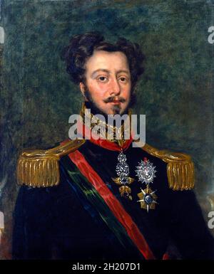 Dom Pedro I. von Brasilien (Dom Pedro IV von Portugal - 1798-1834) von John Simpson, Öl auf Leinwand, 1834. Pedro I. war der Gründer und erste Herrscher des brasilianischen Reiches. Stockfoto