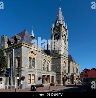 Rhyl Town Hall, Wellington Road, Rhyl, Denbighshire, North Wales, Wales, Großbritannien Stockfoto