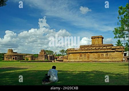 06 06 2008 Lad Khan Tempel Im Aihole Bezirk Bagalkot Karnataka Indien Stockfoto