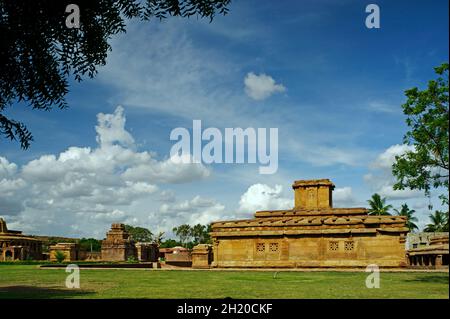 06 06 2008 Lad Khan Tempel Im Aihole Distrikt Bagalkot, Karnataka, Indien Stockfoto