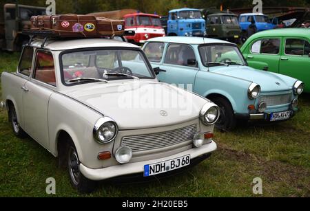 Classic Car Meeting In Benneckenstein Stockfoto