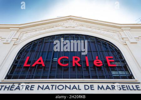 Marseille, Frankreich; 30. März 2011: Theater National von La Criée. Stockfoto