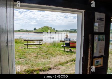 The Ferry Hut Museum, Alnmouth, Northumberland, Großbritannien. Stockfoto