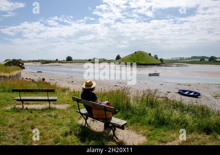 The Ferry Hut Museum, Alnmouth, Northumberland, Großbritannien. Stockfoto